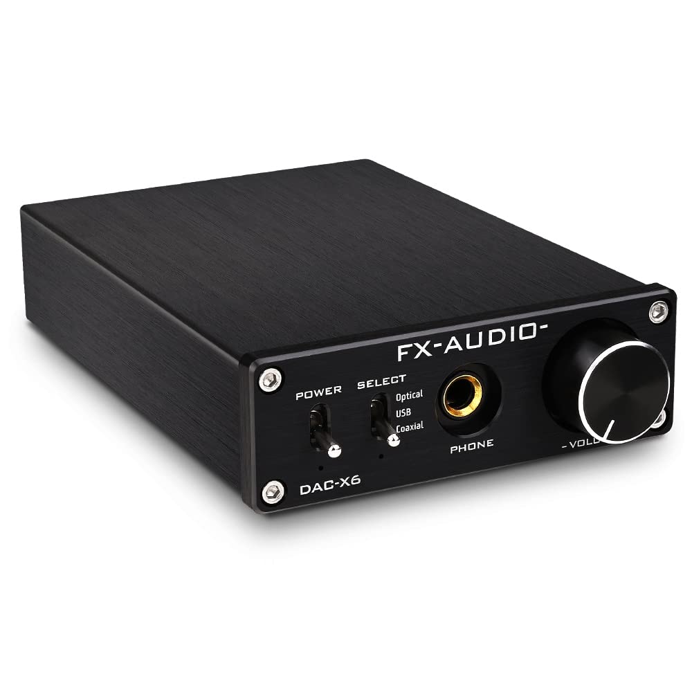 Black 24Bit/96KHz Digital Audio Decoder Headphone Amplifier J6034