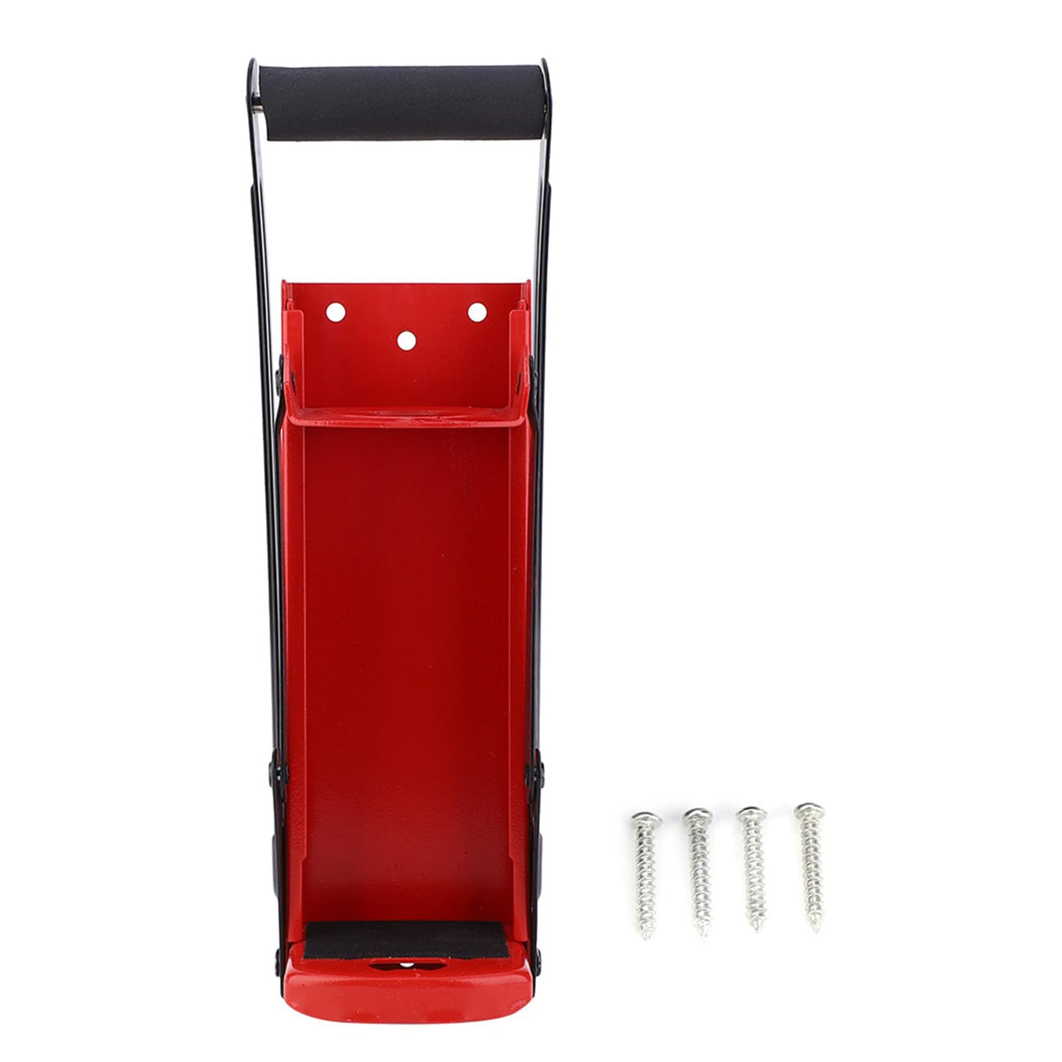 500ML Red Steel Heavy Duty Can Crusher with Bottle Opener Q35487