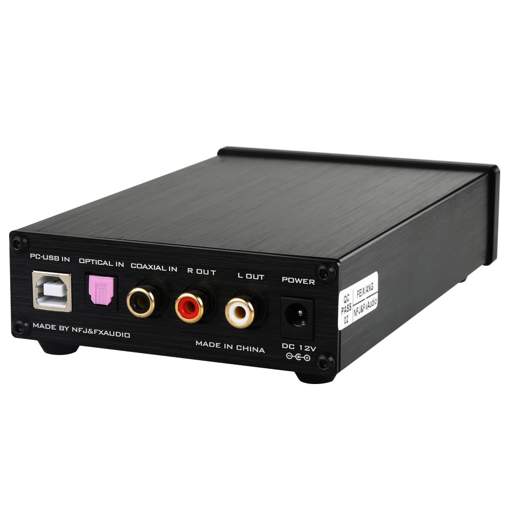 Black 24Bit/96KHz Digital Audio Decoder Headphone Amplifier J6034