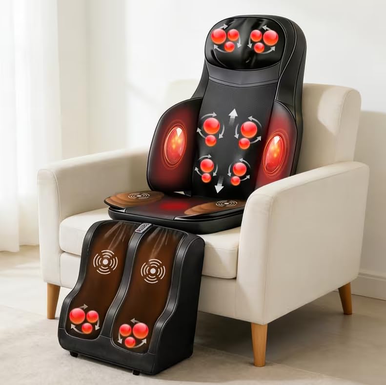 Portable Full Body Massage Mat with Heat & Vibration H892