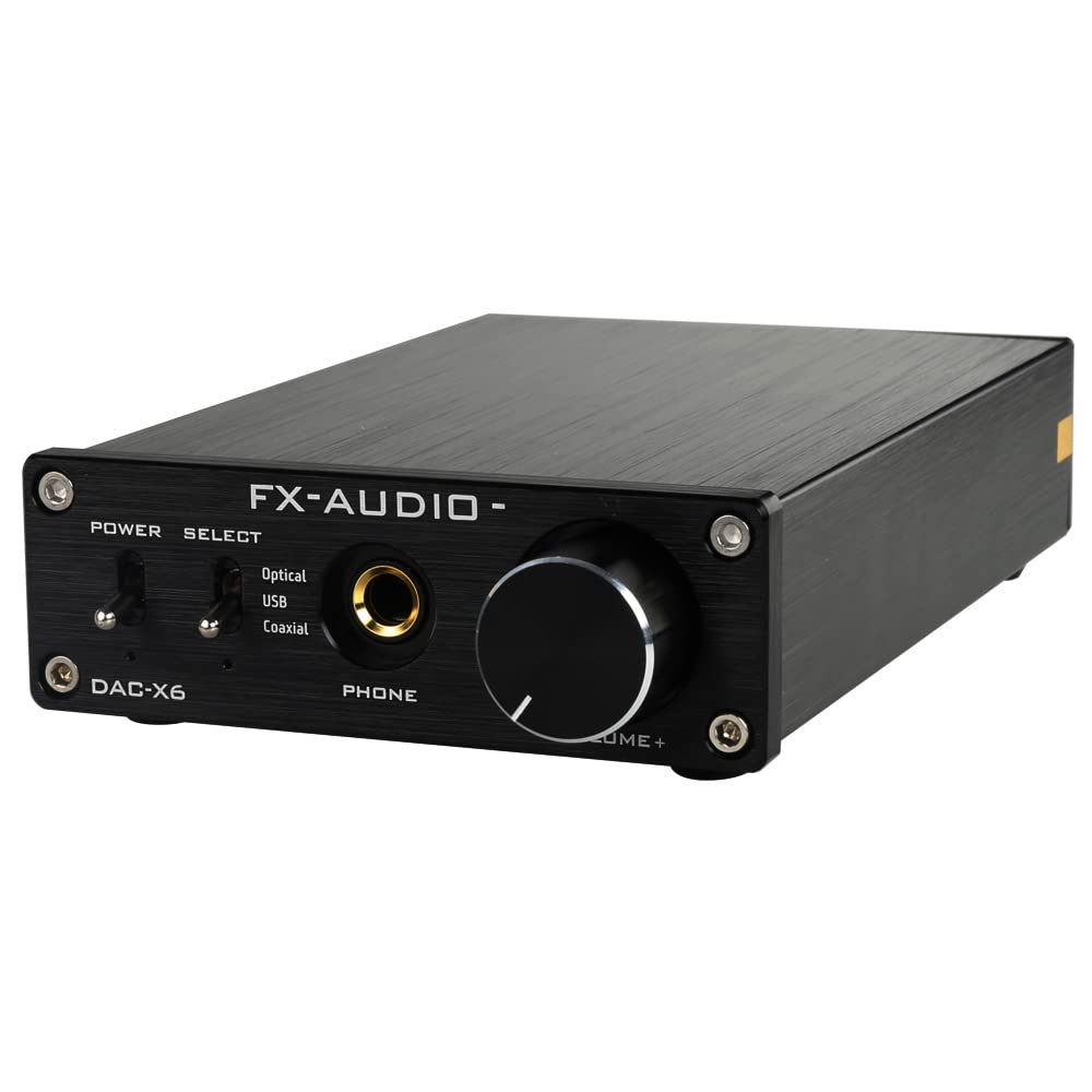 Black 24Bit/96KHz Digital Audio Decoder Headphone Amplifier J6034