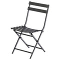 18 Inch Folding Bar Stool with Backrest Black S1207