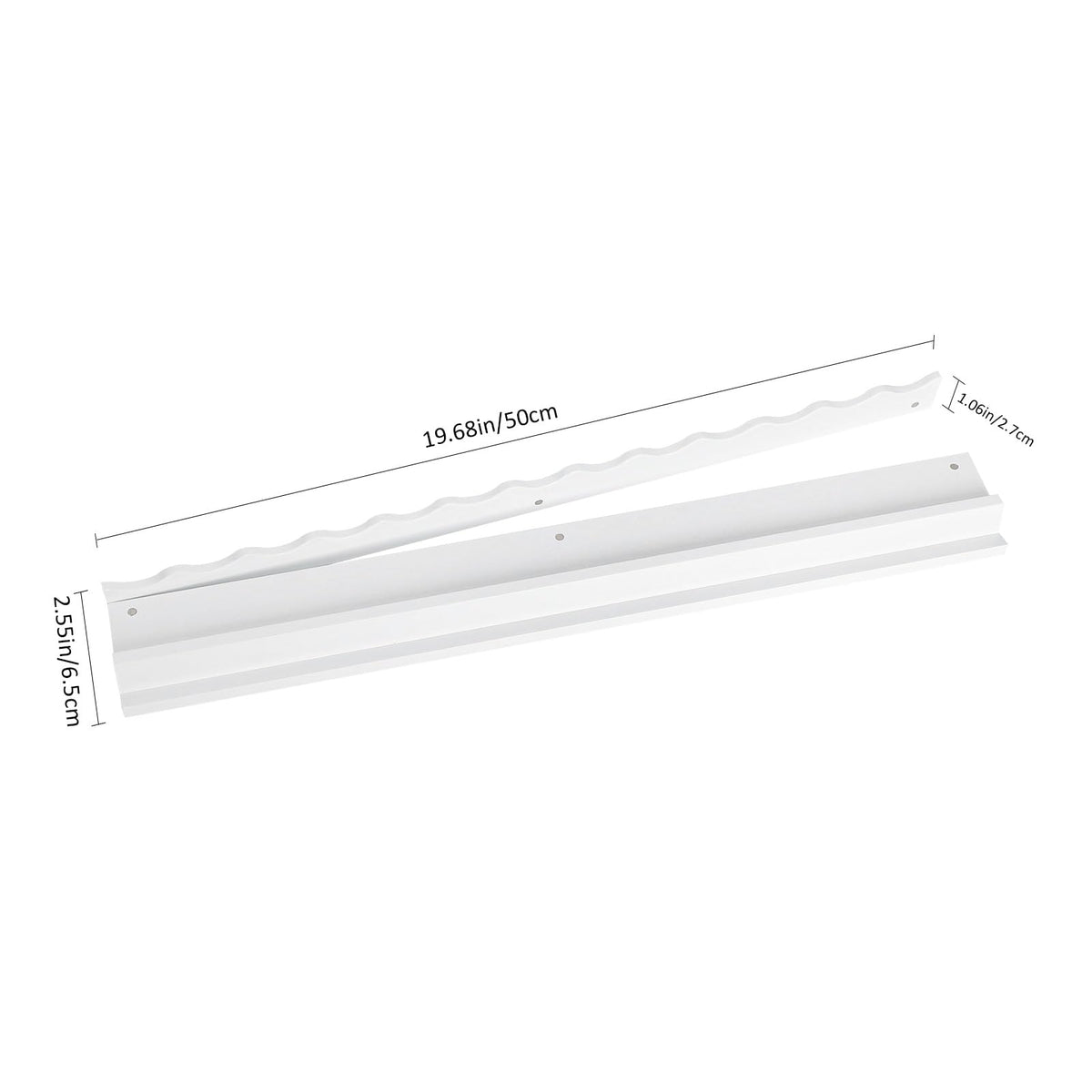 White Wooden Mahjong Racks with Pushers Set of 4 V215
