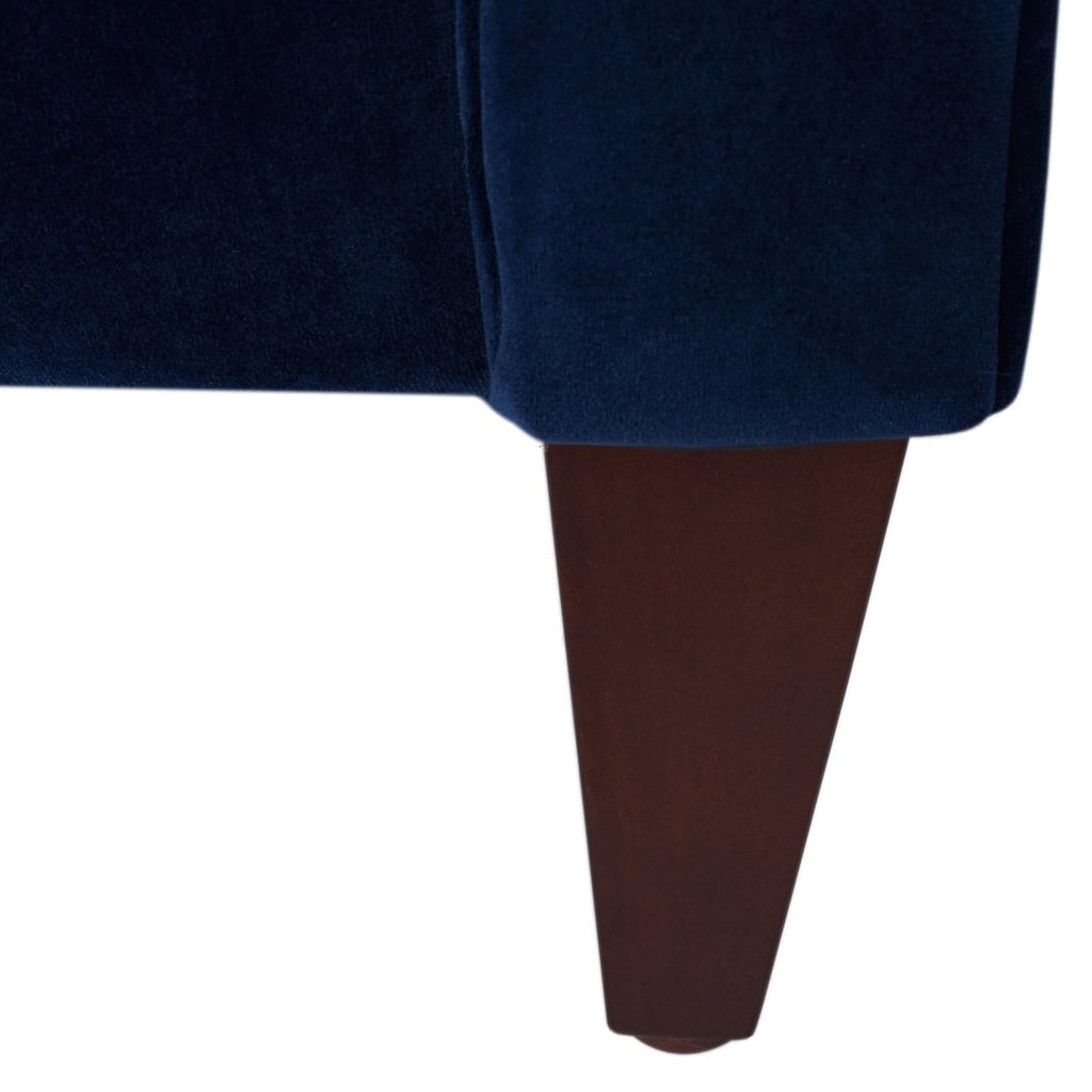 Navy Blue Velvet Tufted Sofa C166