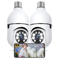 2K 5GHz & 2.4GHz WiFi Light Bulb Security Camera 360° PTZ G1165