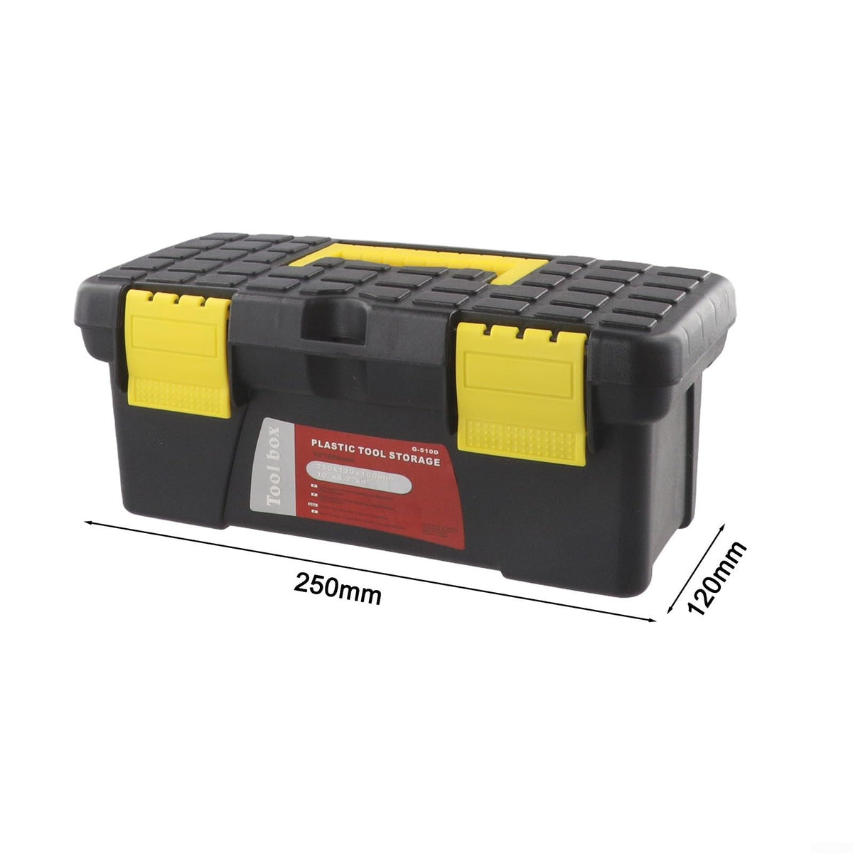 10 Inch Plastic Tool Box Storage Case T4627