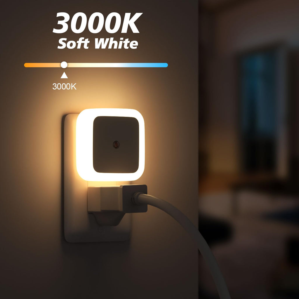 Warm White 8-Pack Plug in Night Light Z4597