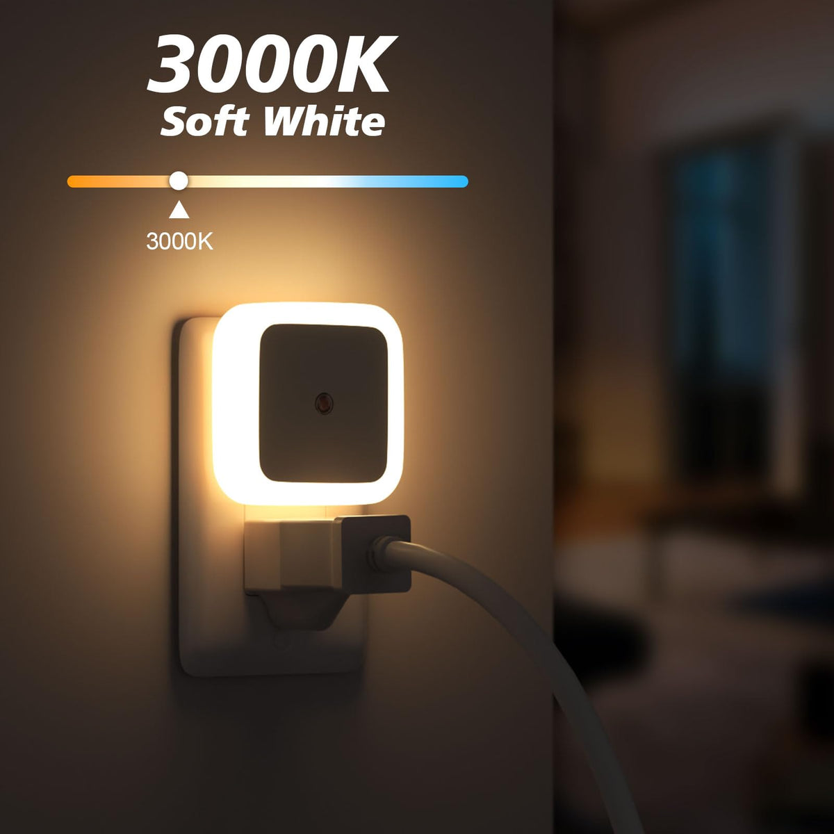 Warm White 8-Pack Plug in Night Light Z4597