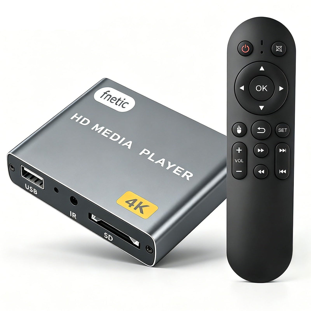4K Full-HD Media Player with USB/SD Card Slot J964598