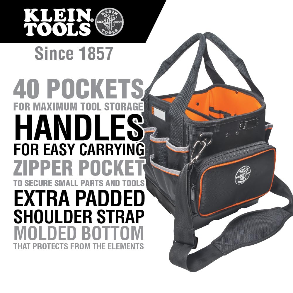 Tool Bag with Shoulder Strap and 40 Pockets X2925