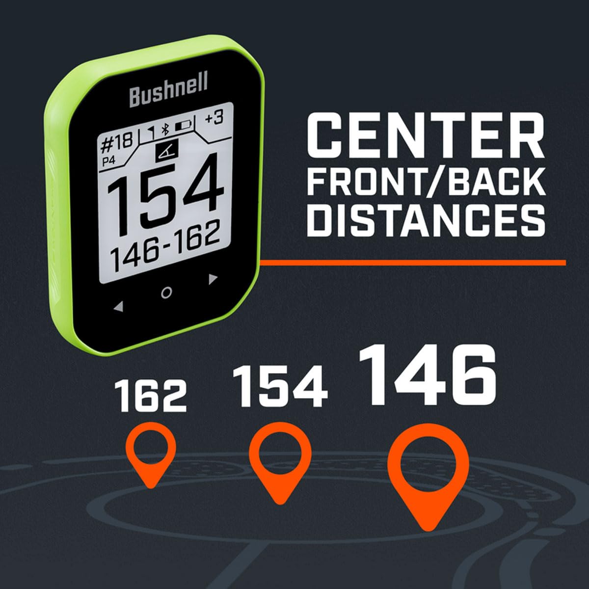 Black Golf GPS Handheld Z24526