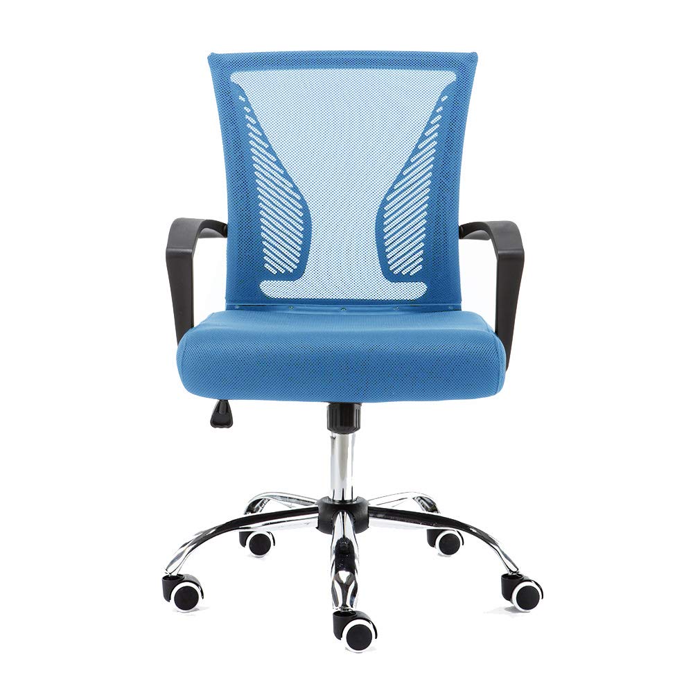 Black Blue Ergonomic Mesh Office Chair N693162