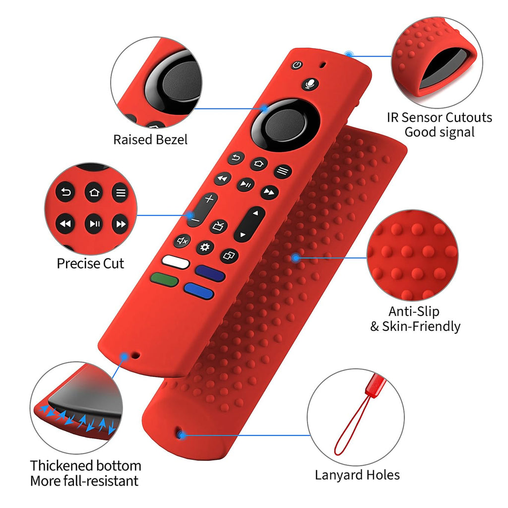 Silicone Remote Cover for Fire TV Stick 4K Max Glow Blue T656371