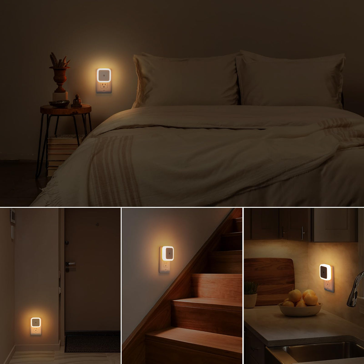 Warm White 8-Pack Plug in Night Light Z4597