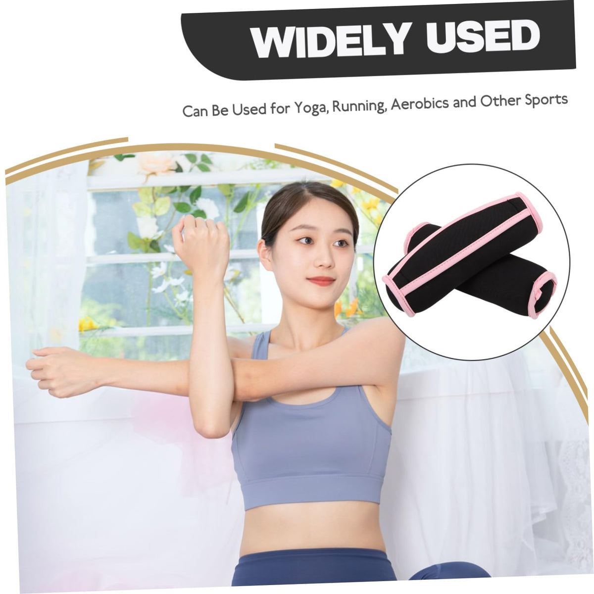 1lb Neoprene Hand Weights L40602