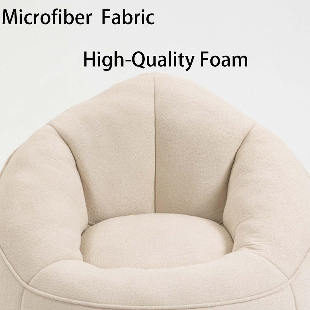 Memory Foam Bean Bag Chair with Ottoman Z726