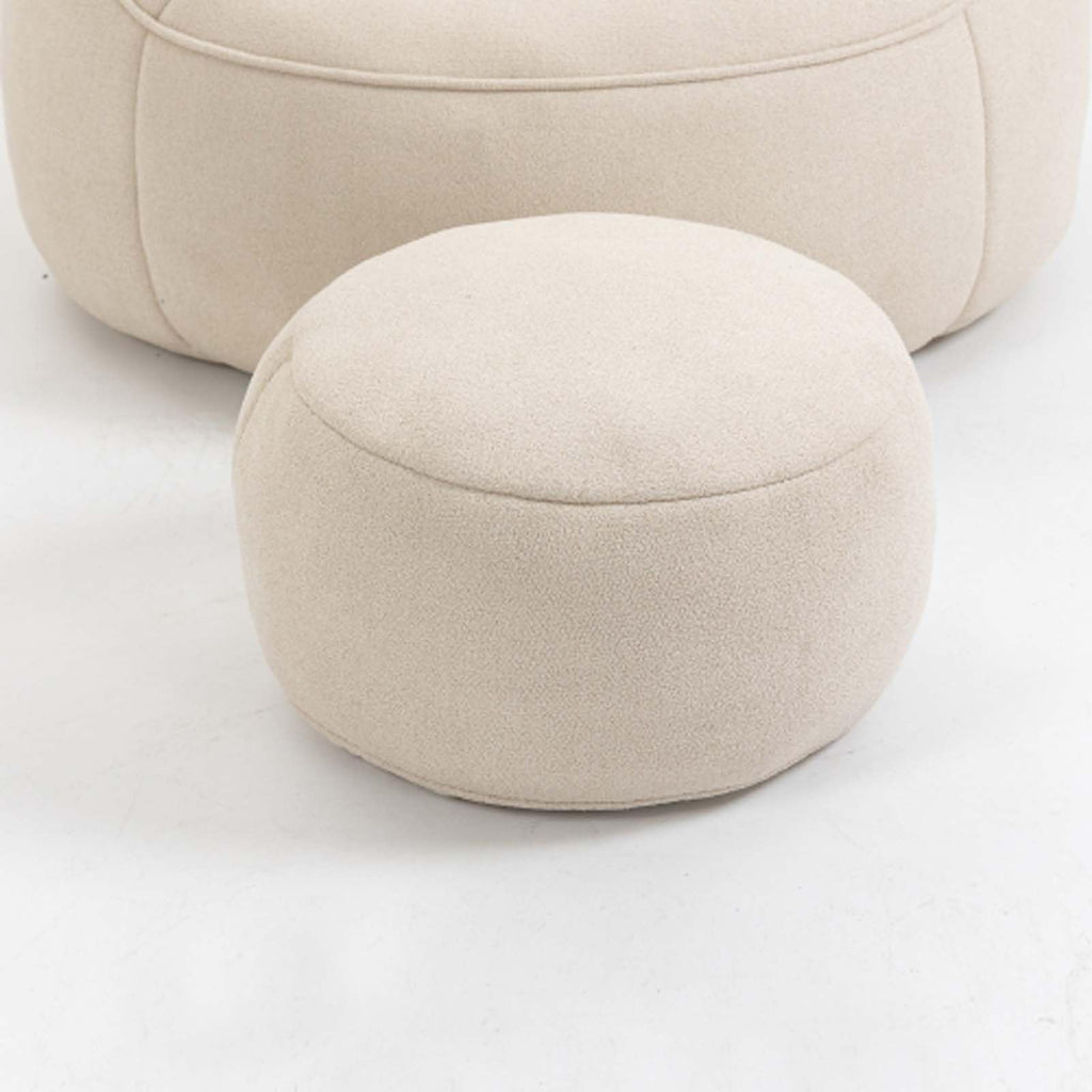 Memory Foam Bean Bag Chair with Ottoman Z726