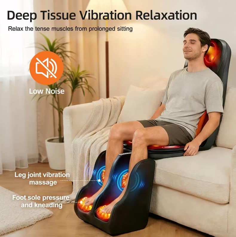 Portable Full Body Massage Mat with Heat & Vibration H892