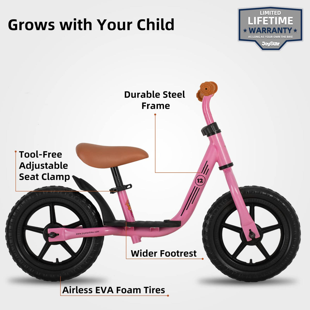 Adjustable Toddler Balance Bike O1639