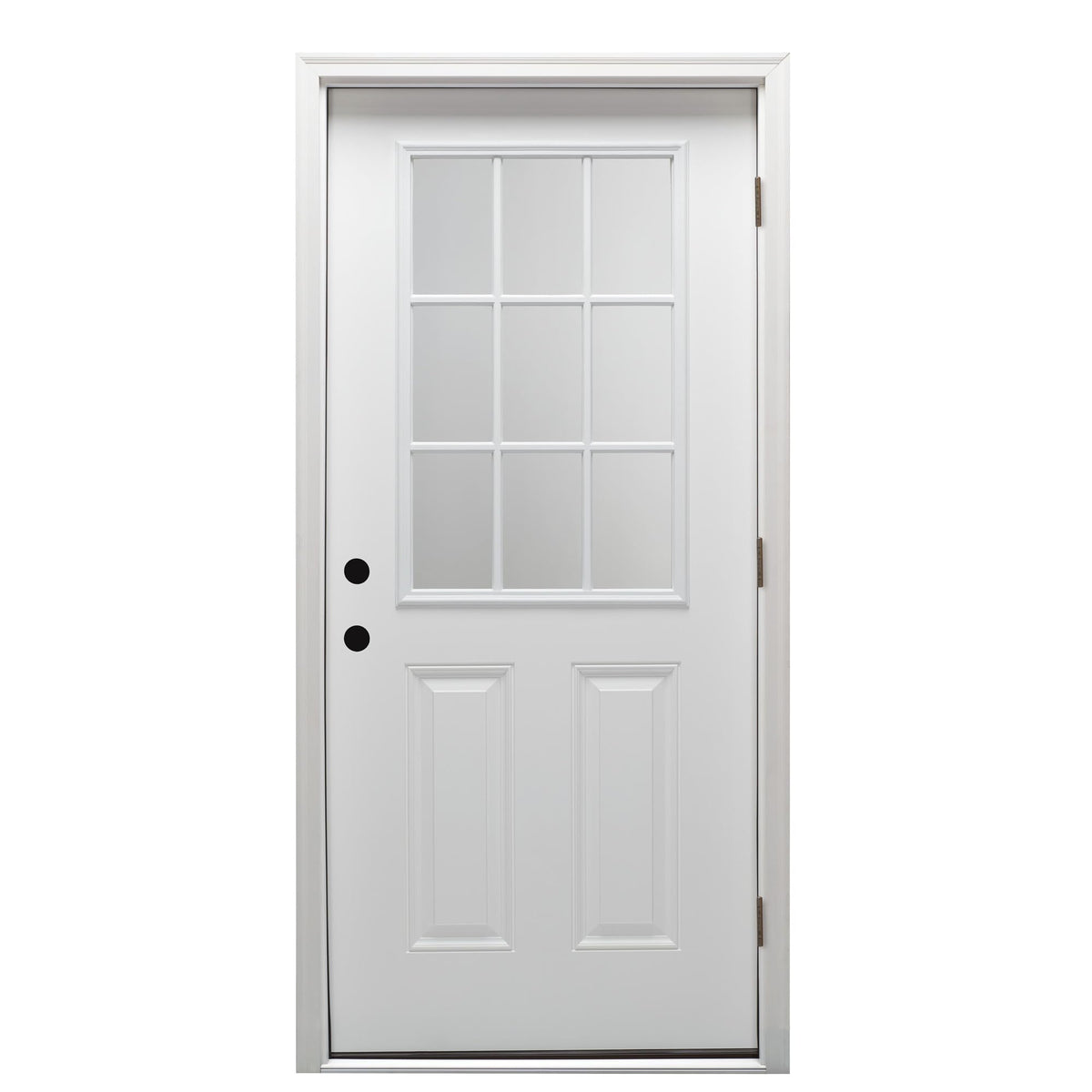 Steel Left Hand Outswing Prehung Door 32"x80" C228184