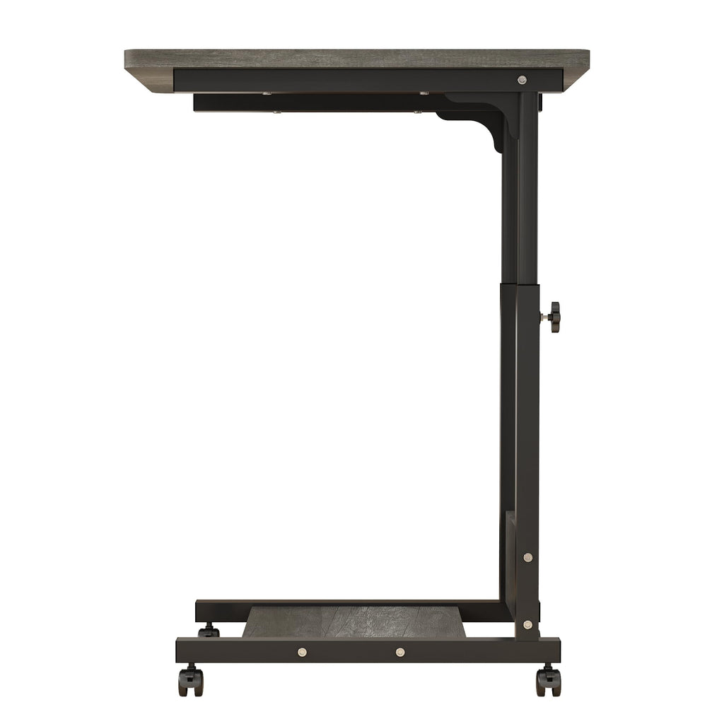 Adjustable Height C Table with Wheels and Storage U510