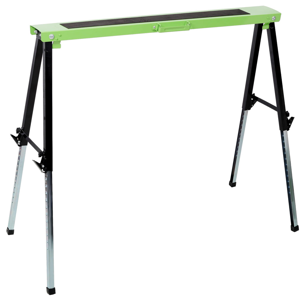 2 Pack Heavy Duty Steel Folding Sawhorse with Carry Handle F124674