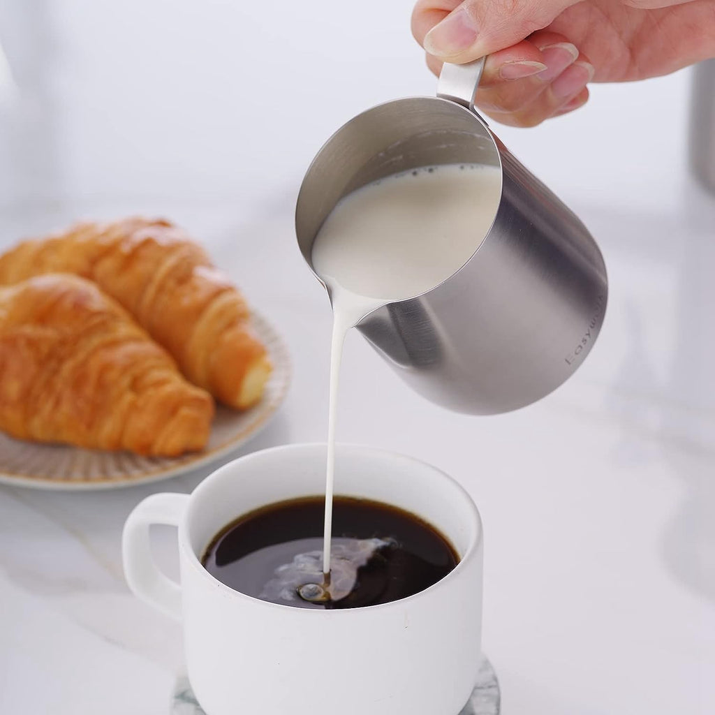 12 oz Stainless Steel French Press and Creamer Set I3479