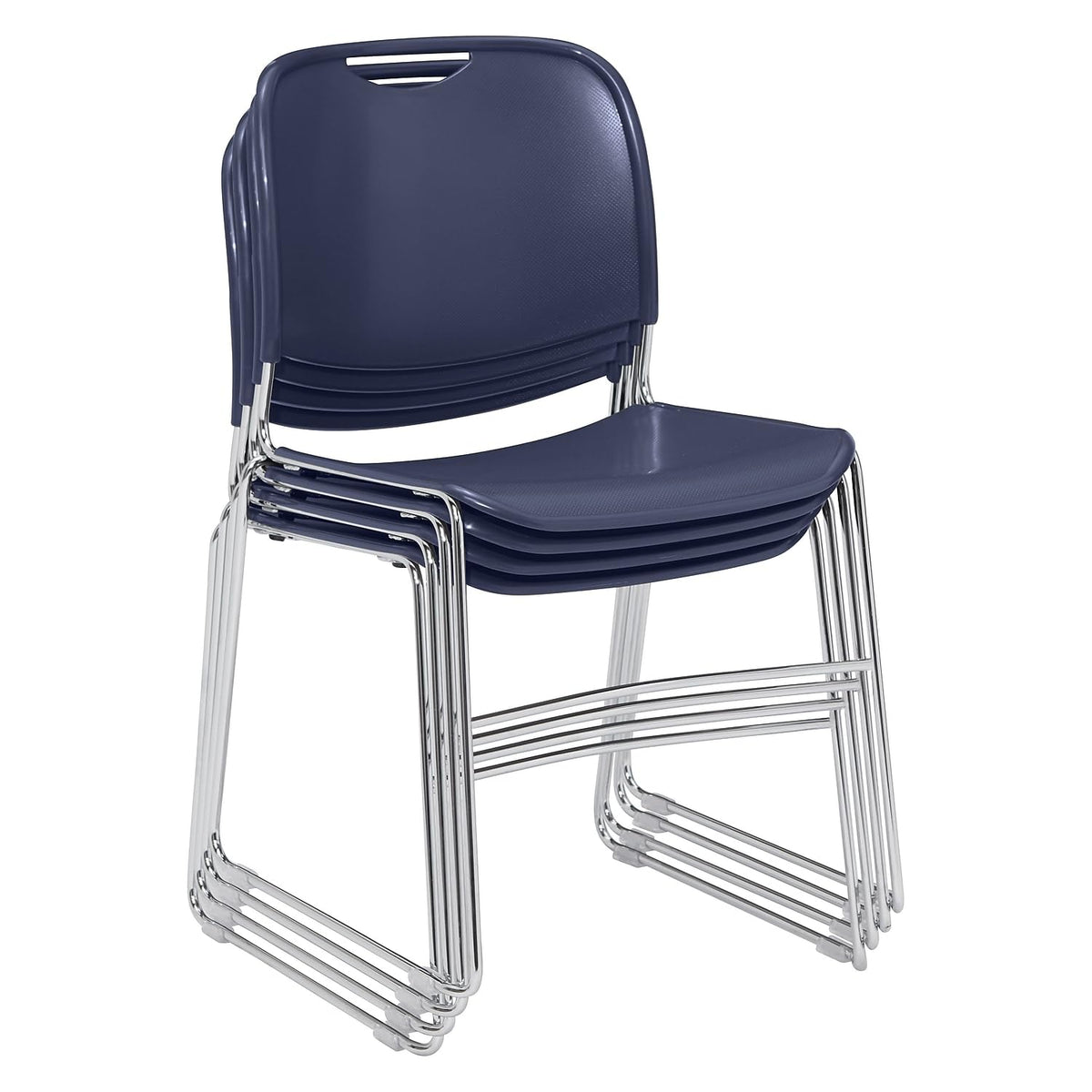 Navy Blue Stack Chair 4 Pack C8300