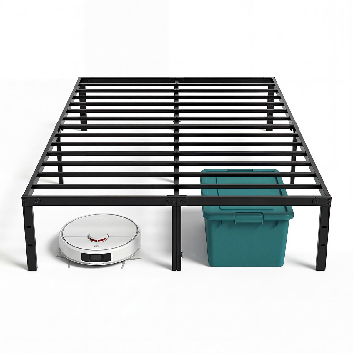 Queen Size 18 Inch Metal Platform Bed Frame R473