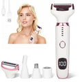 Pink White Rechargeable 4 in 1 Wet & Dry Electric Razor R342