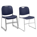 Navy Blue Stack Chair 4 Pack C8300