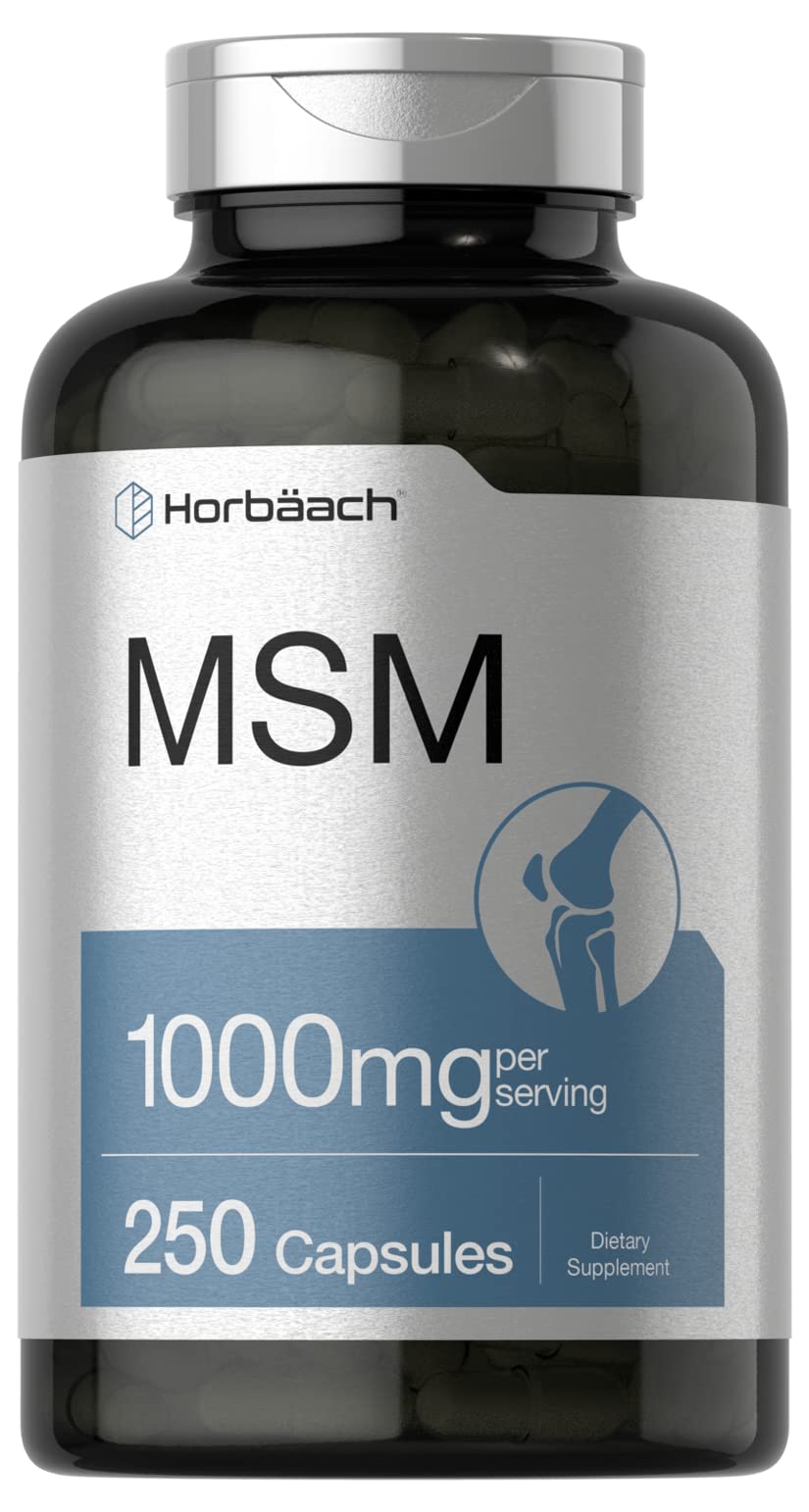 MSM Supplement Capsules 1000mg 250 Count R8609