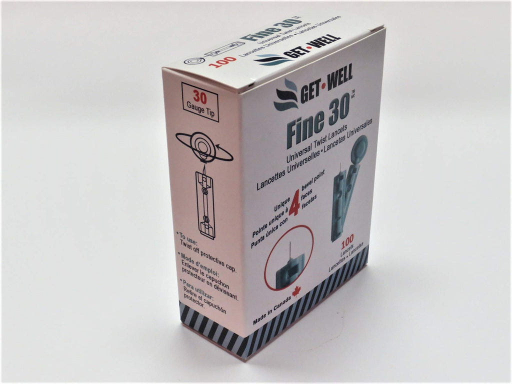 30g Twist Lancets 100 Ct. Blood Glucose Test Strips 100 Ct. X2800