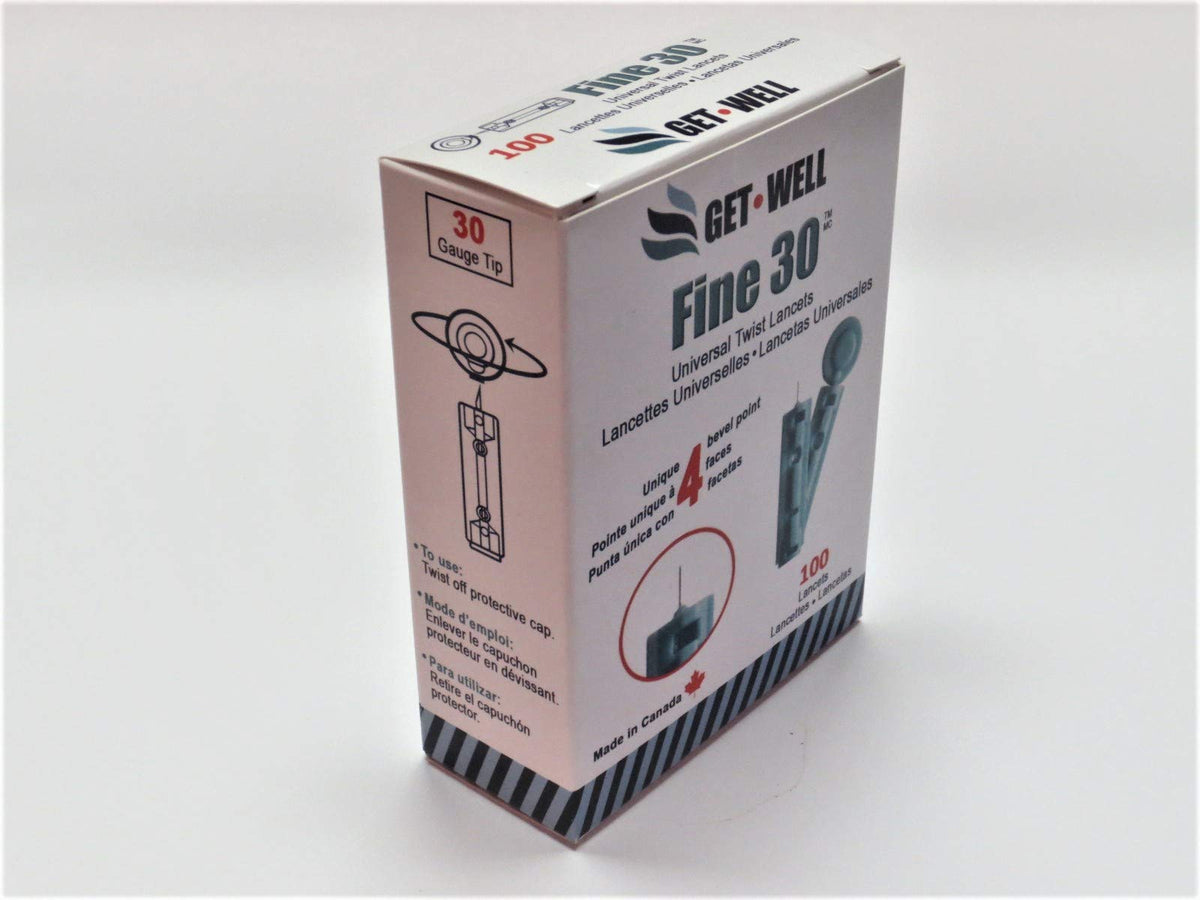 30g Twist Lancets 100 Ct. Blood Glucose Test Strips 100 Ct. X2800