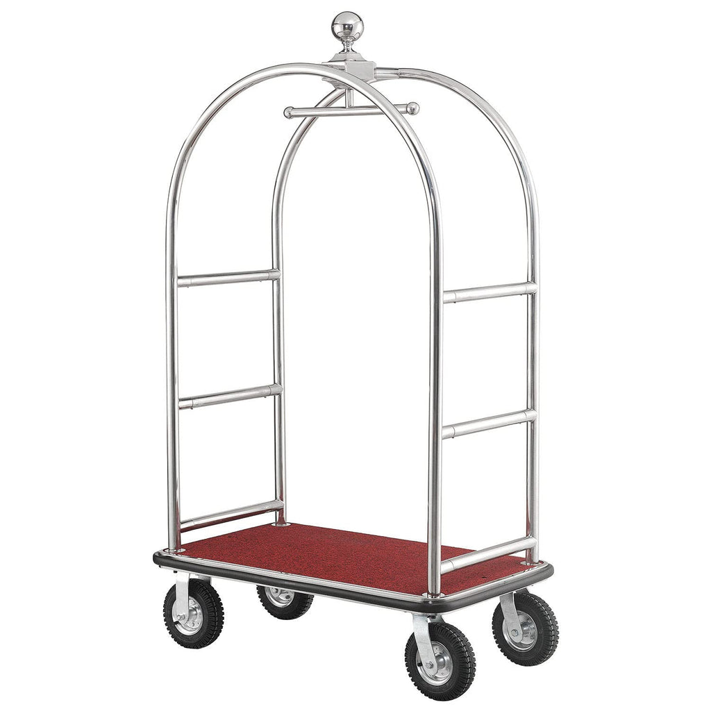 Silver Stainless Steel Bellman Cart E549