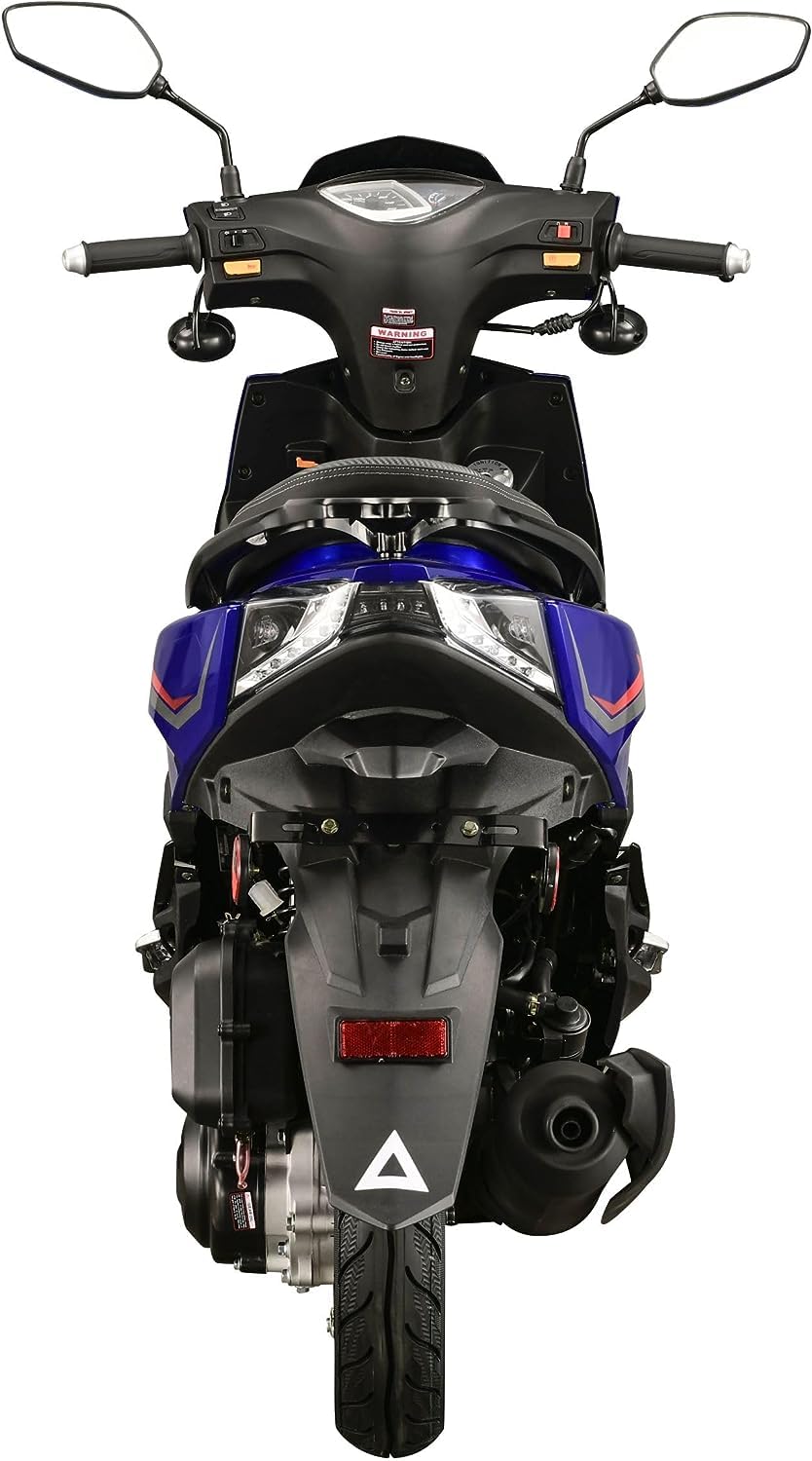 150cc Gas Automatic Scooter Moped with 10" Aluminum Wheels C8707