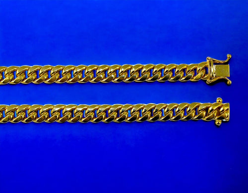 10K Yellow Gold Miami Cuban Chain C794