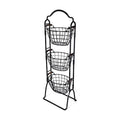 Adjustable 3-Tier Metal Floor Standing Storage Basket J2975