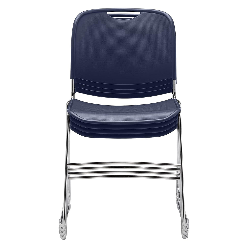 Navy Blue Stack Chair 4 Pack C8300