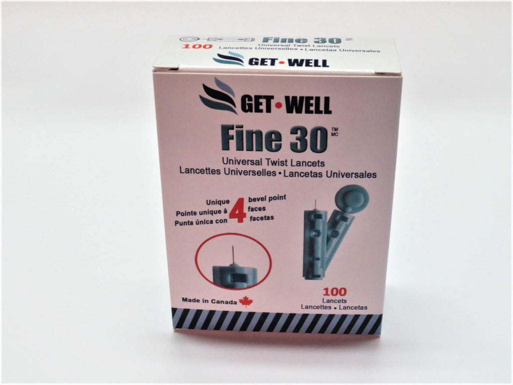 30g Twist Lancets 100 Ct. Blood Glucose Test Strips 100 Ct. X2800
