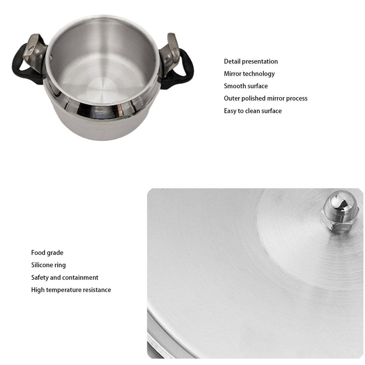 3L Stainless Steel Pressure Canner O497