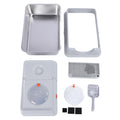 Enclosed Stainless Steel Litter Box with Flip Top Lid C31719