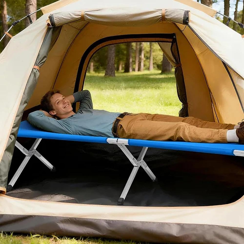 Portable Folding Camping Cot with Carrying Bag Q449
