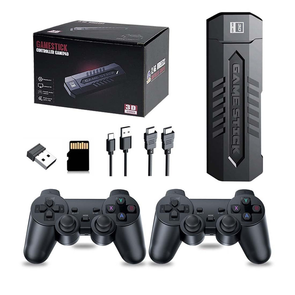 4K Retro Game Console with 2 Wireless Controllers 64GB P733