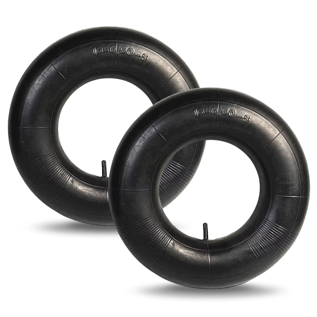 2 Pack 16x6.50-8/7.50-8 Lawn Mower Tire Inner Tubes with TR-13 Straight Valve Stem T8269