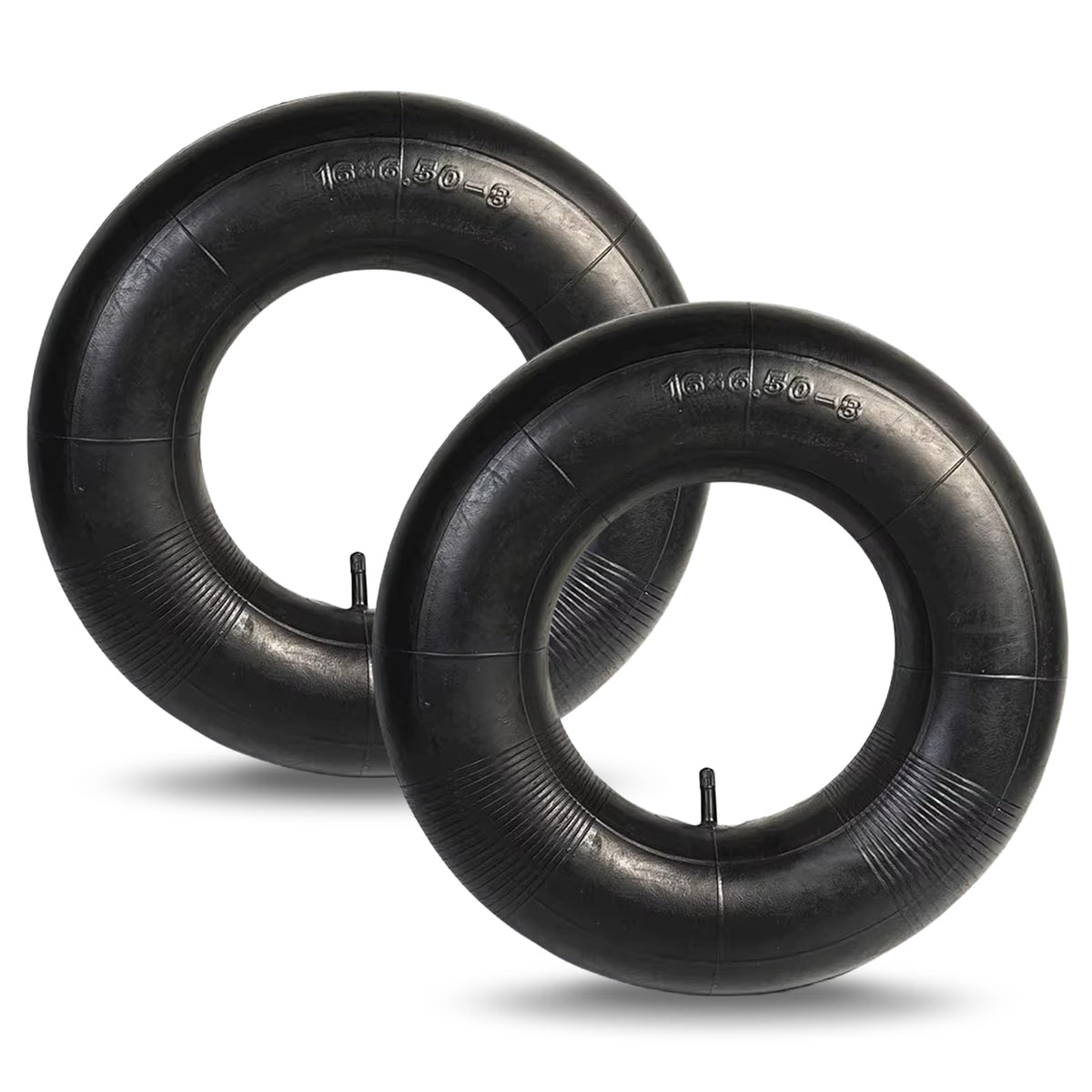 2 Pack 16x6.50-8/7.50-8 Lawn Mower Tire Inner Tubes with TR-13 Straight Valve Stem T8269