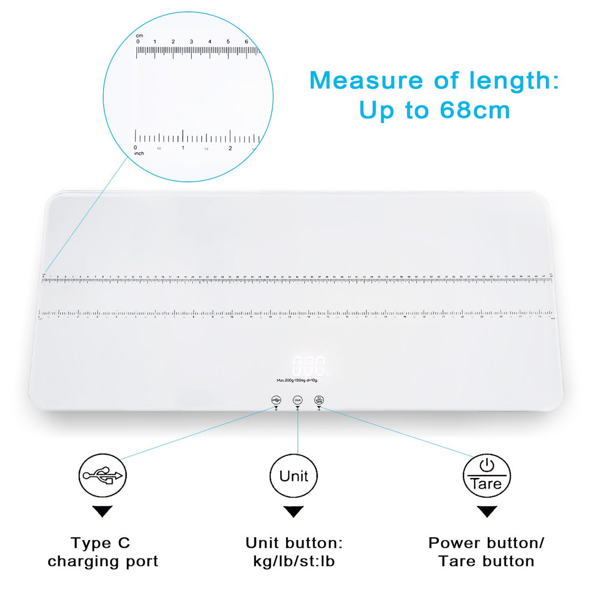 Digital Pet Scale 220lbs M33308