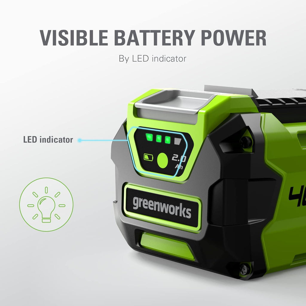 40V 2.0Ah Lithium-Ion Battery and Dual Port Rapid Charger Starter Kit W433028