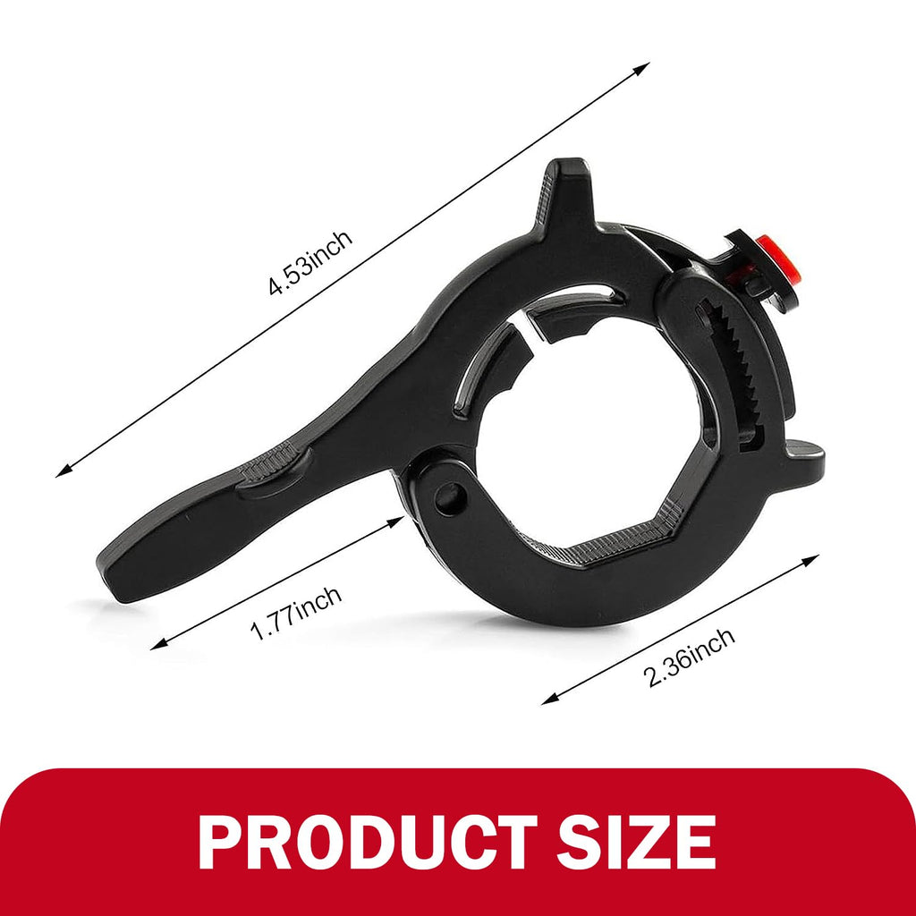Motorcycle Throttle Cruise Control Assist Booster Anti-Slip Clamp (Black) Y838