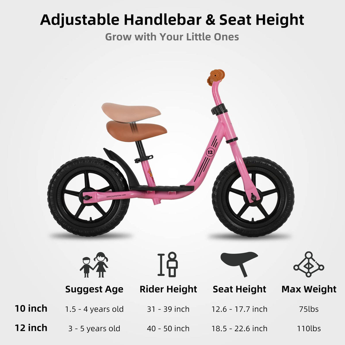 Adjustable Toddler Balance Bike O1639